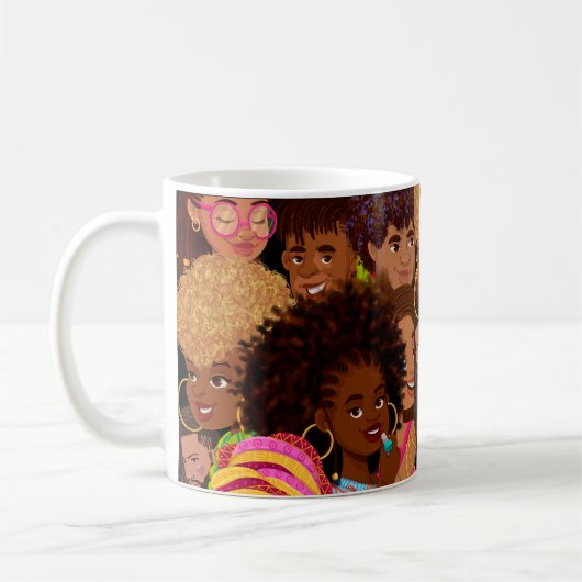 折衷的バンチコーヒーマグ コーヒーマグカップ (左)