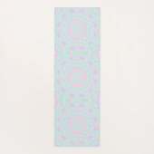 折衷的ボホヒッピーカラフルパステルファンキーマンダラ ヨガマット (裏面)