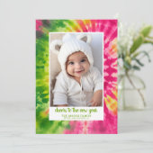 折衷的絞り染め – 新年への応援 シーズンカード (スタンド正面)