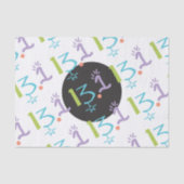 折衷的13.1ハーフマラソンをテーマにしたティッシュペーパー 薄葉紙 (正面)