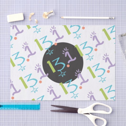 折衷的13.1ハーフマラソンをテーマにしたティッシュペーパー 薄葉紙 (クラフト)