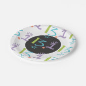 折衷的13.1ハーフマラソンをテーマにした紙プレート ペーパープレート (アングル)