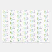 折衷的13.1ハーフマラソンラッピング紙シート ラッピングペーパーシート (正面2)