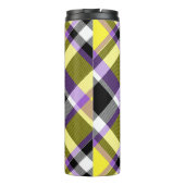 折電予測できな性ボホ非バイナリ格子状プライドフラグ タンブラー (裏面)