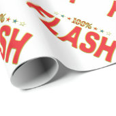 抜け目がない星のラベル ラッピングペーパー (ロールコーナー)