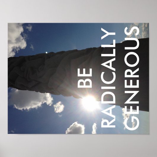 抜本的な寛大さを実践！ ポスター (正面)