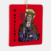 抜歯の聖アポロニア(ニュルンベルク) セラミックオーナメント (右)