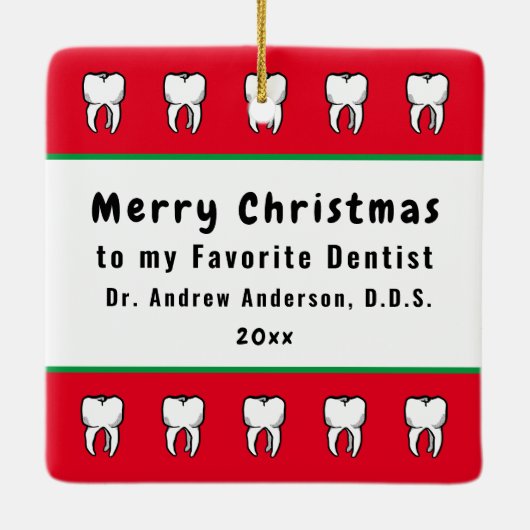 抜歯の聖アポロニア(ニュルンベルク) セラミックオーナメント (裏面)