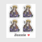 抜歯付きセントアポロニア(ニュルンベルク) 4アップ シール (シート)