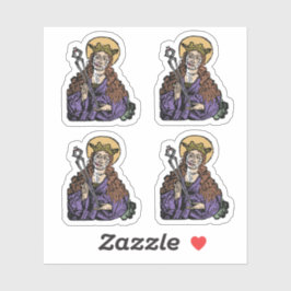 抜歯付きセントアポロニア（ニュルンベルク） 4アップ シール