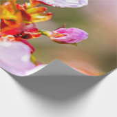 抜群のピンク桜花 ラッピングペーパー (角)