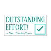 「抜群の努力!」 表彰ゴム印 セルフインキングスタンプ (デザイン)