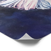 抜群の白い戦闘魚 ポスター (角)