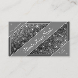 抜群シルバーグリッターグラムスターズプロフェッショナル 名刺
