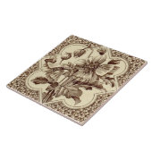 抜群ポピービクトリアンズフローラセピアレプロ タイル (側面)