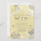 披露宴のみフラワー&ライトパーティの招待状 招待状 (正面)