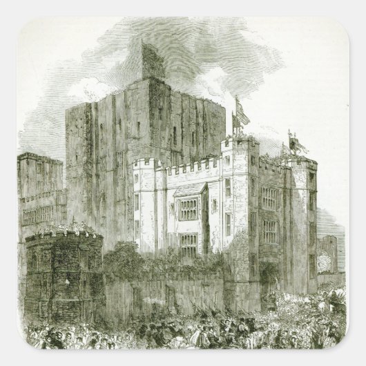 披露宴のエリザベス女王アットケニルワース スクエアシール (正面)