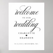 披露宴のサイン結婚へようこそ ポスター (正面)