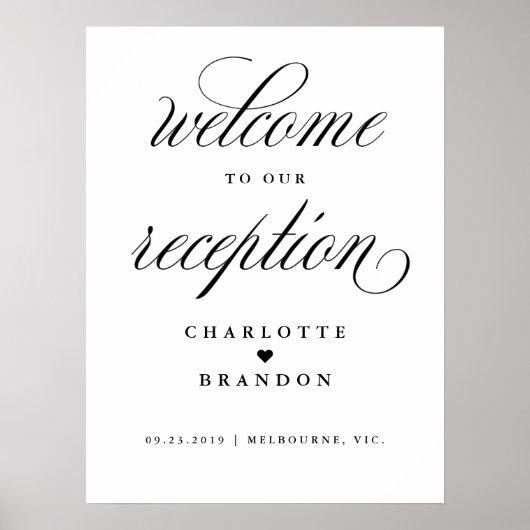 披露宴のサイン結婚へようこそ ポスター (正面)