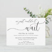 披露宴の招待状が待ち遠しかった 招待状 (スタンド正面)