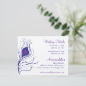 披露宴の明細カード エンクロージャーカード (スタンド正面)