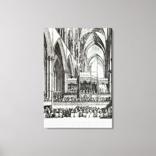 披露宴の記念式典 キャンバスプリント (正面)