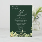 披露宴の駆け落ち 招待状 (スタンド正面)