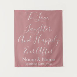 披露宴ほこりのためのカスタムウェディングバックドロップバラ タペストリー