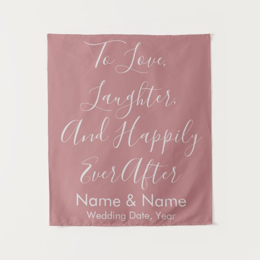 披露宴ほこりのためのカスタムウェディングバックドロップバラ タペストリー (正面)