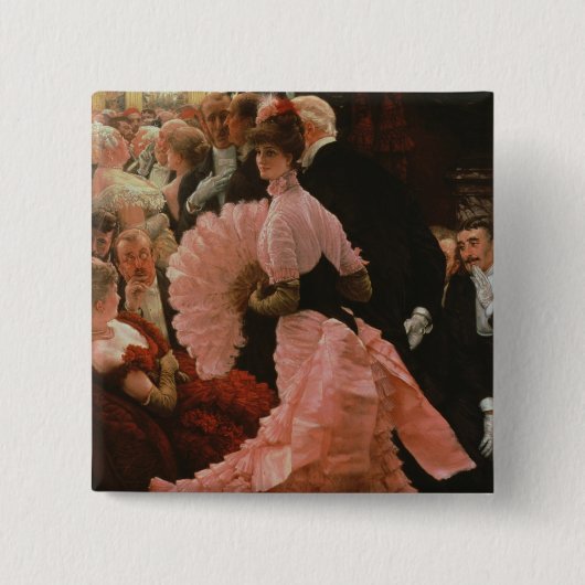 披露宴または、L'Ambitieuse (政治女性) c 缶バッジ (正面)