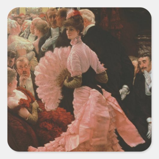 披露宴またはL'Ambitieuse (政治的女性) c スクエアシール (正面)