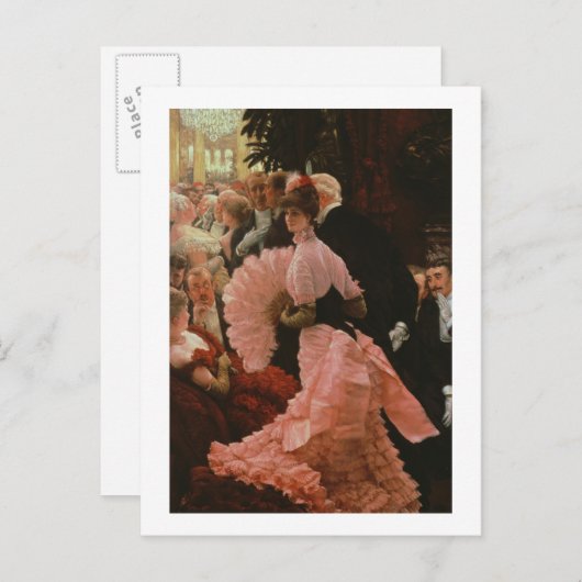 披露宴またはL'Ambitieuse (政治的女性) c ポストカード (正面/裏面)