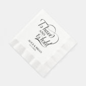 披露宴を開く 縁ありランチョンナプキン (角)