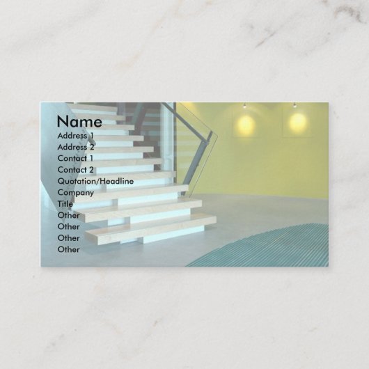 披露宴エリア及びビジネスデザインS用階段 エンクロージャーカード (正面)