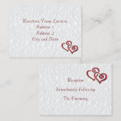 披露宴カード エンクロージャーカード (正面/裏面)