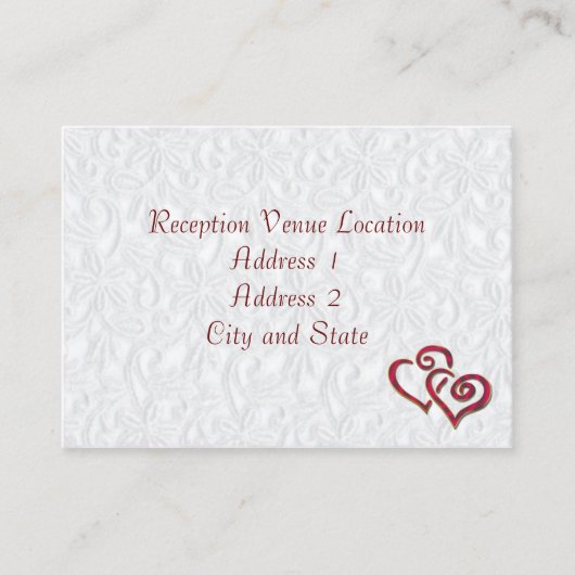 披露宴カード エンクロージャーカード (正面)