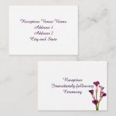 披露宴カード エンクロージャーカード (正面/裏面)