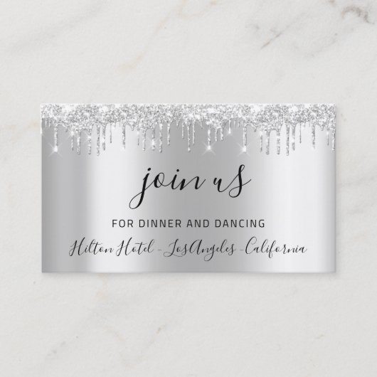 披露宴カー結婚ドのブライダルシャワードライブ 名刺 (正面)