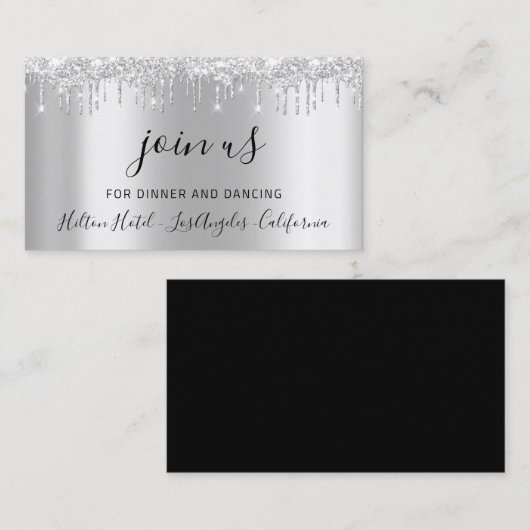 披露宴カー結婚ドのブライダルシャワードライブ 名刺 (正面/裏面)