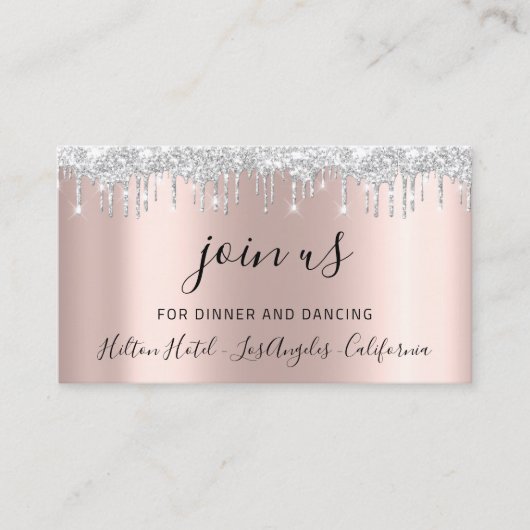 披露宴カー結婚ドのブライダルシャワーバラドライブ 名刺 (正面)