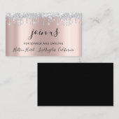 披露宴カー結婚ドのブライダルシャワーバラドライブ 名刺 (正面/裏面)