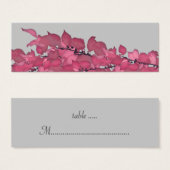 披露宴シーティングカー結婚ドまたは座席表 (正面&裏面)