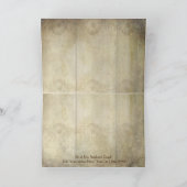 披露宴テーブルナンバカスタマイズーワインヴィネヤードアート カード (内部)