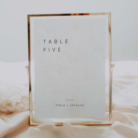 披露宴テーブル番号ミニマリストデコーカードT102 セーブザデート