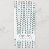 披露宴ディナーメニュー：: chevron1 3 メニュー (正面/裏面)