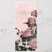 披露宴ディナーメフォーマルニュー，トレリスバラヴィンテージ メニュー (裏面)