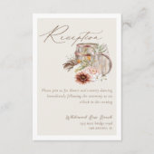 披露宴フローラバレル西カントリーウェディング エンクロージャーカード (正面)