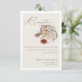 披露宴フローラバレル西カントリーウェディング エンクロージャーカード (スタンド正面)