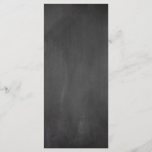 披露宴プレース設定ありがとう、黒板カード プログラム (裏面)