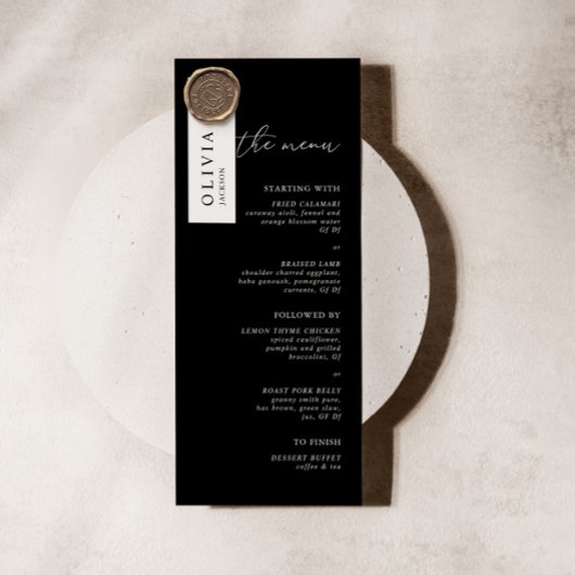 披露宴ミニマルミニゲストのプロファイルカード6インチ1 案内状